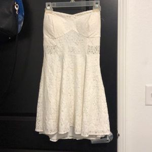 White lace dress